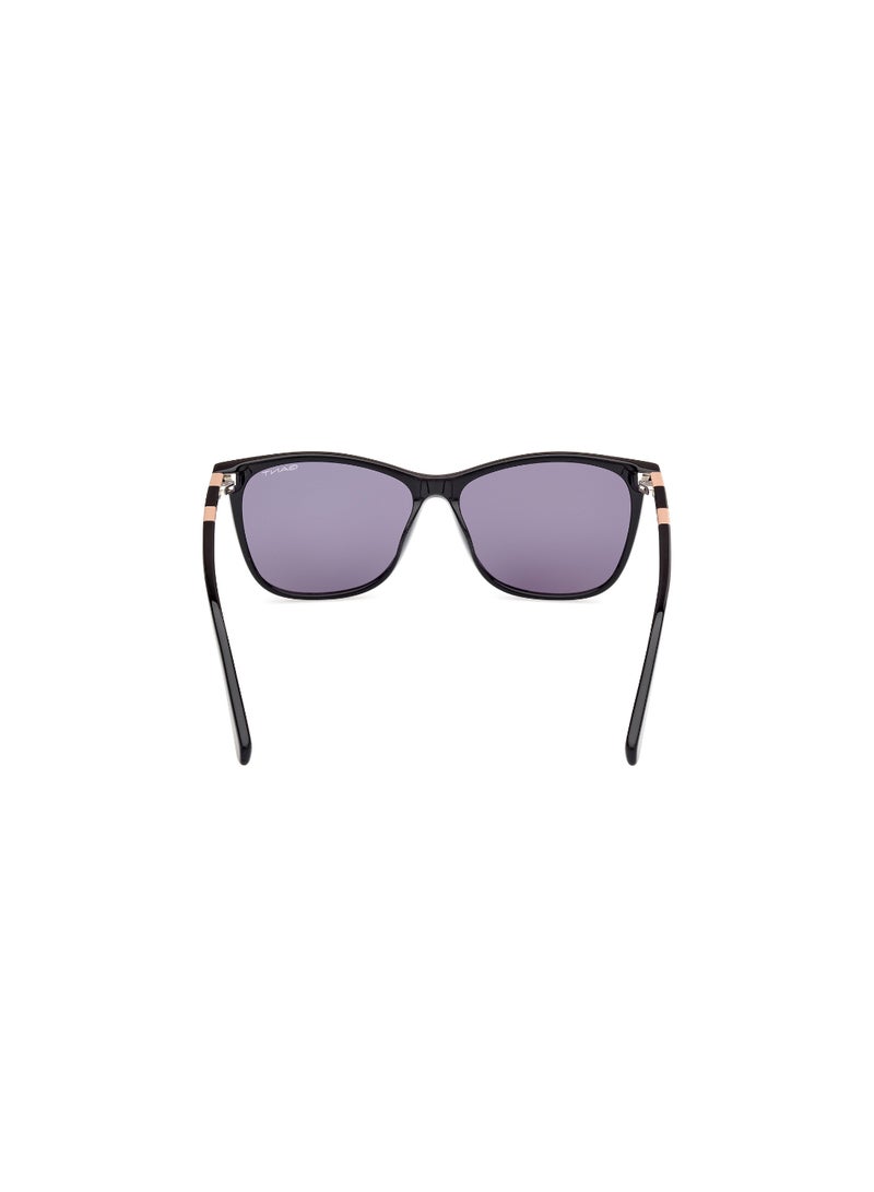 GANT FULL RIM FEMALE SQUARE BLACK ACETATE SUNGLASSES - Image 4